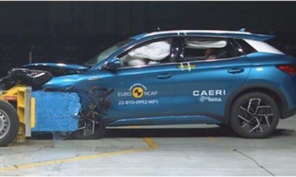 比亚迪Atto 3在欧洲NCAP碰撞测试中获得5颗星